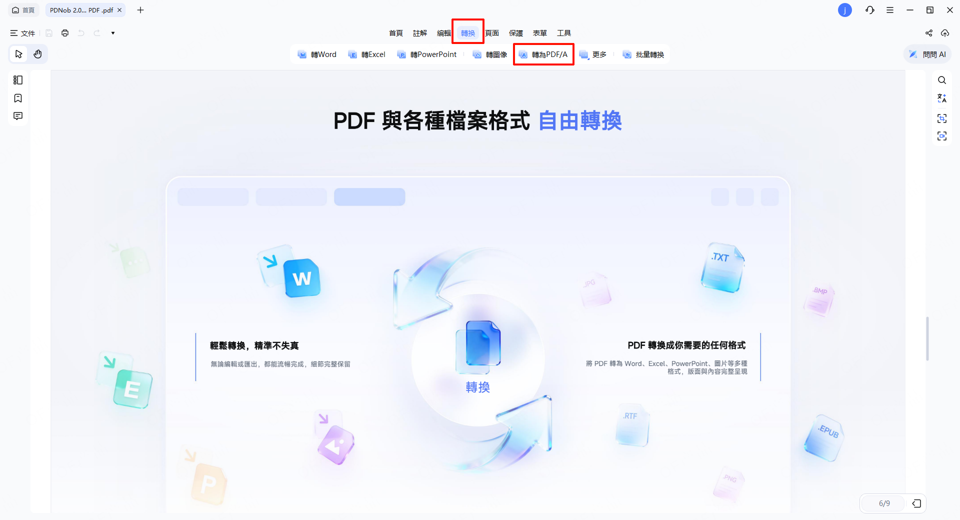 轉換為 PDF/A