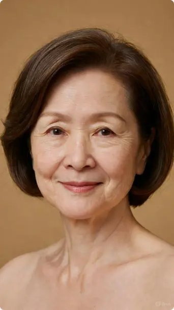 內彎短髮 - 2025中年婦女短髮造型優雅代表