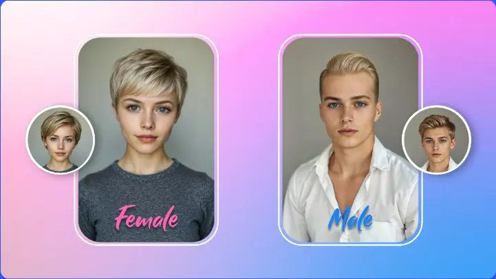 Fotor 髮型模擬器