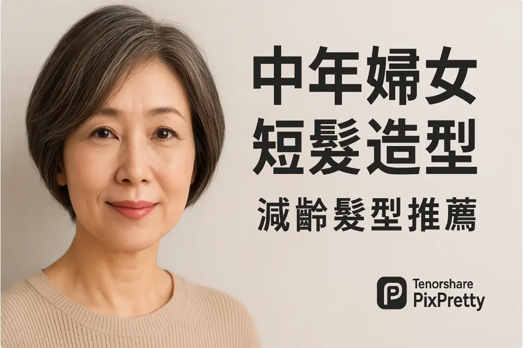 2025最受歡迎的中年婦女短髮造型大全