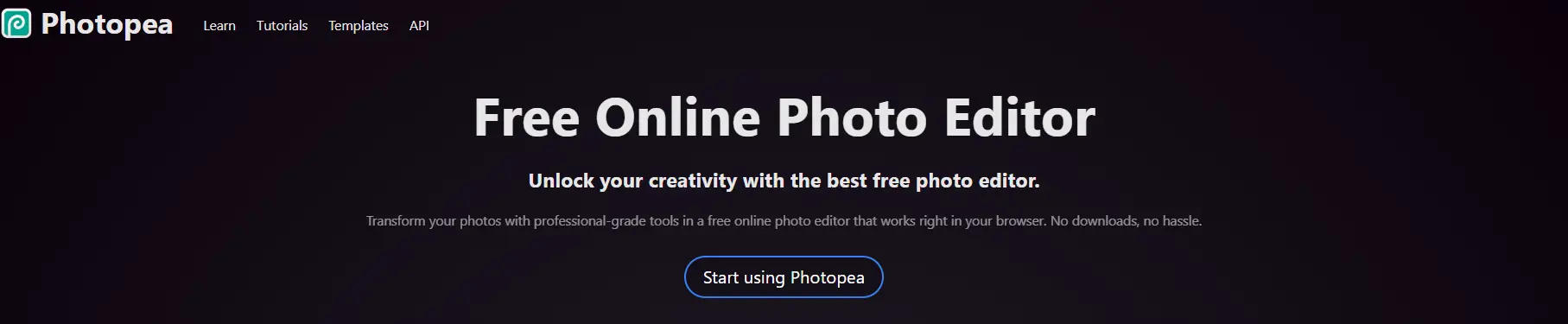 Photopea 線上修圖工具
