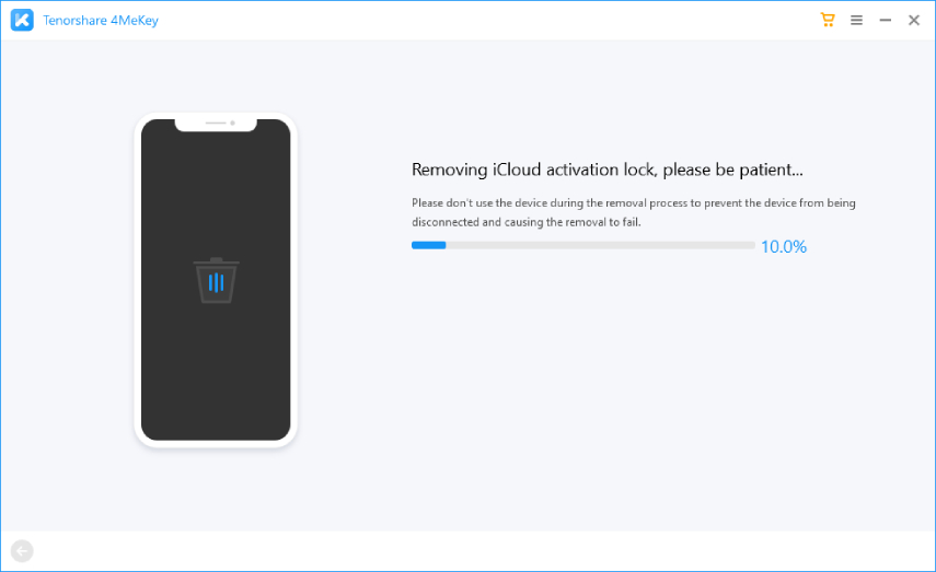 membuang panduan icloud - 4MeKey