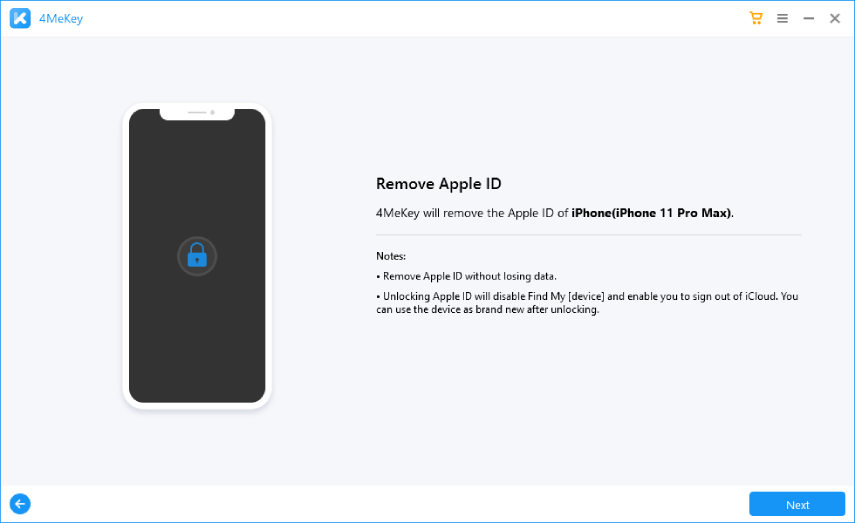 mula mengeluarkan id apple - panduan 4MeKey