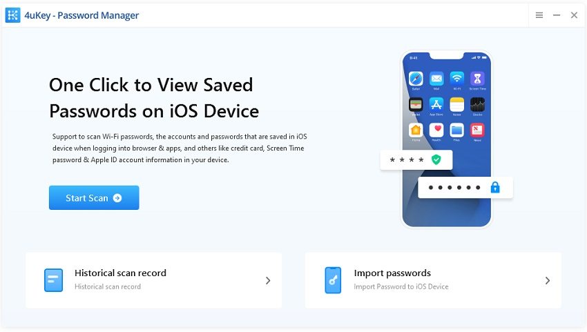 start - 4ukey password manager