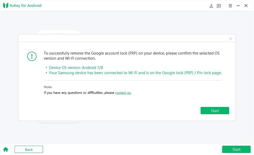 confirm device os version 7/8 4ukey for android