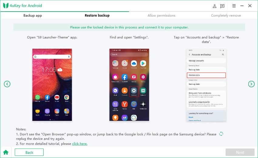 restore data tenorshare 4ukey for android