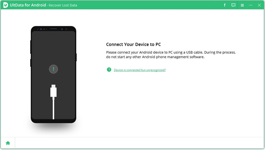 ultdata untuk android mengarah untuk menyambungkan peranti