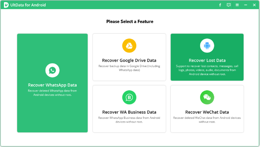 ciri ultdata untuk android memulihkan data yang hilang