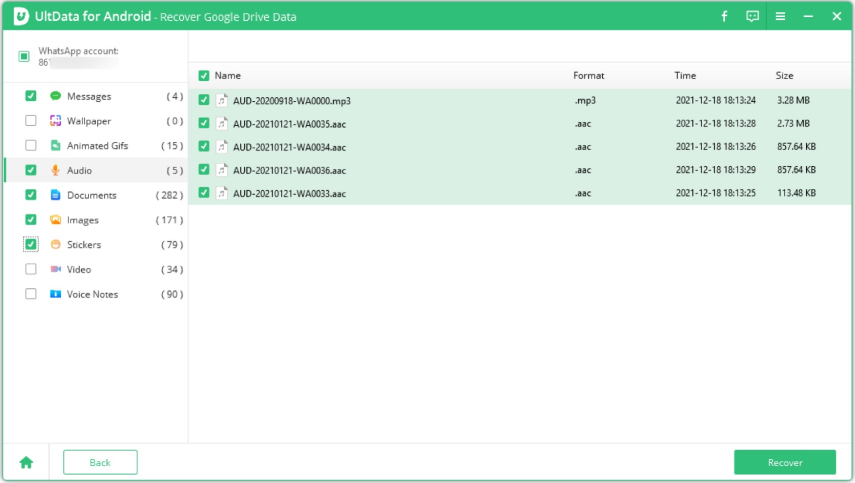 recover whatsapp backup from google drive to pc