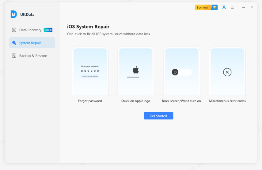 keluarkan iphone daripada mod pemulihan menggunakan UltData