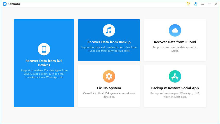 pulihkan data daripada sandaran iTunes – panduan UltData