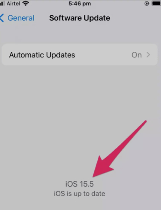 ios 16 update not showing up-ios 15.5 up to date