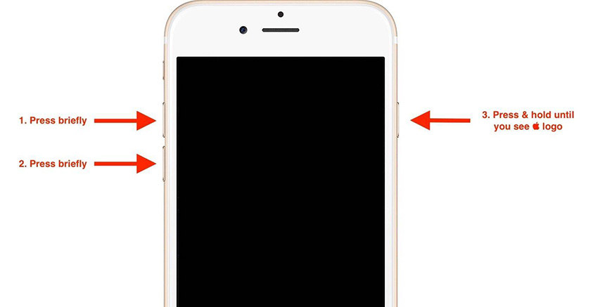 force restart iphone 8