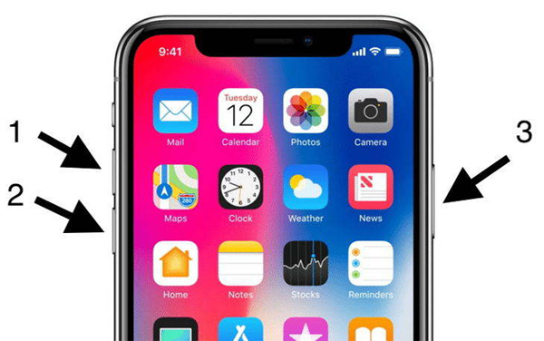 force reboot iphone x