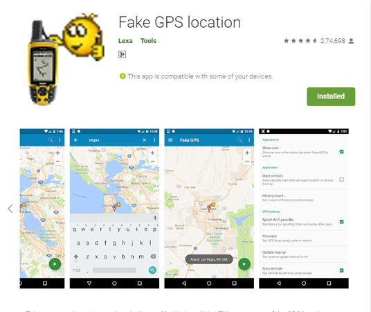 fake gps for laptop