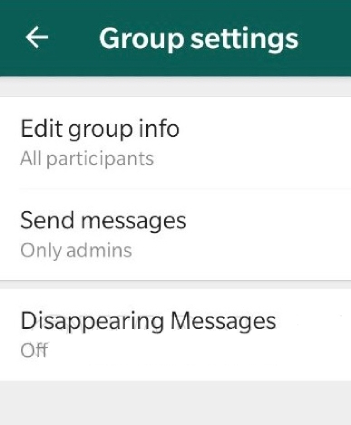 whatsapp chat disappeared