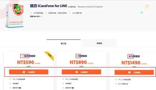 iCareFone for LINE 購買方法