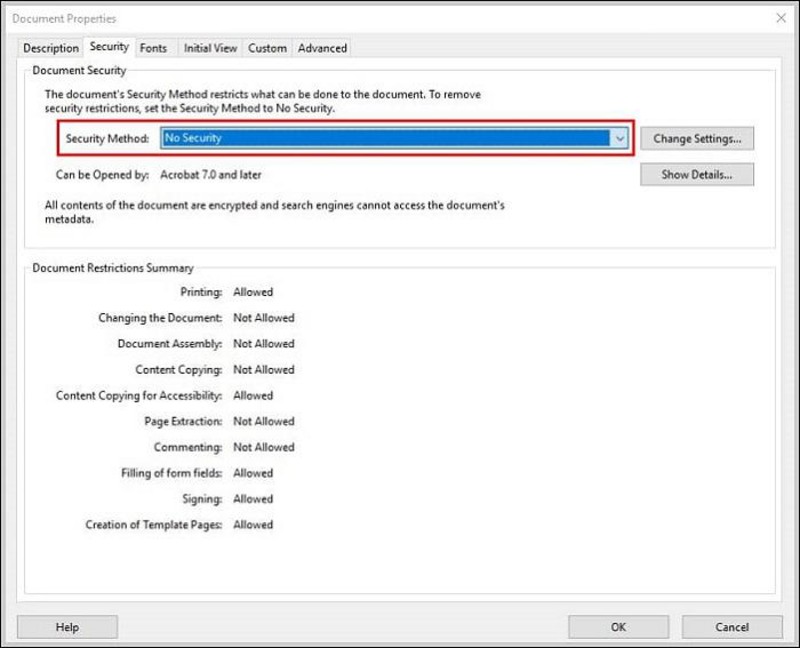 透過Adobe Acrobat解除PDF加密保護