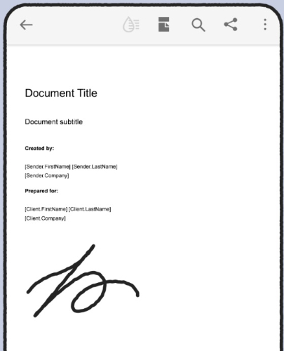 android acrobat app place signature