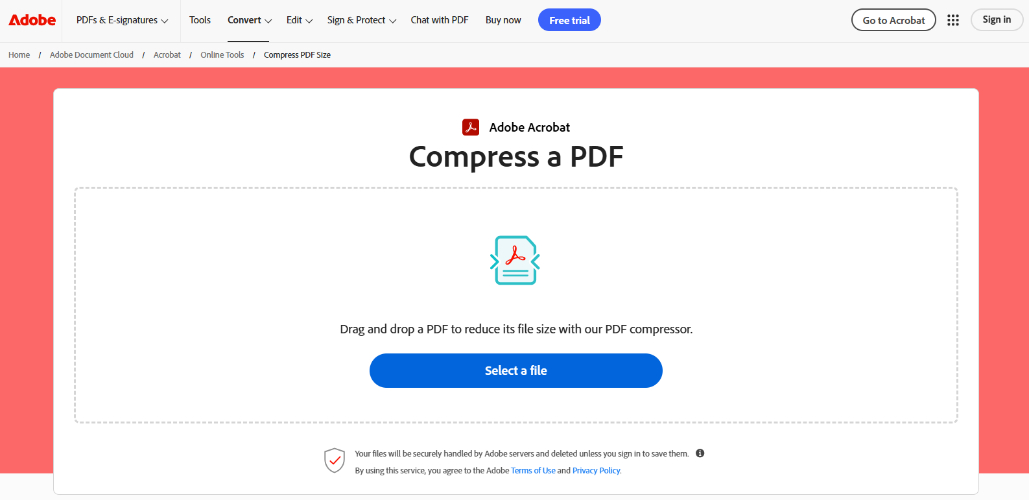 adobe acrobat compress pdf
