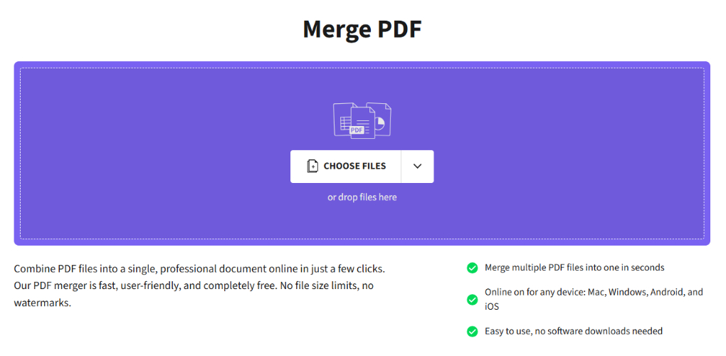 Smallpdf merge pdf
