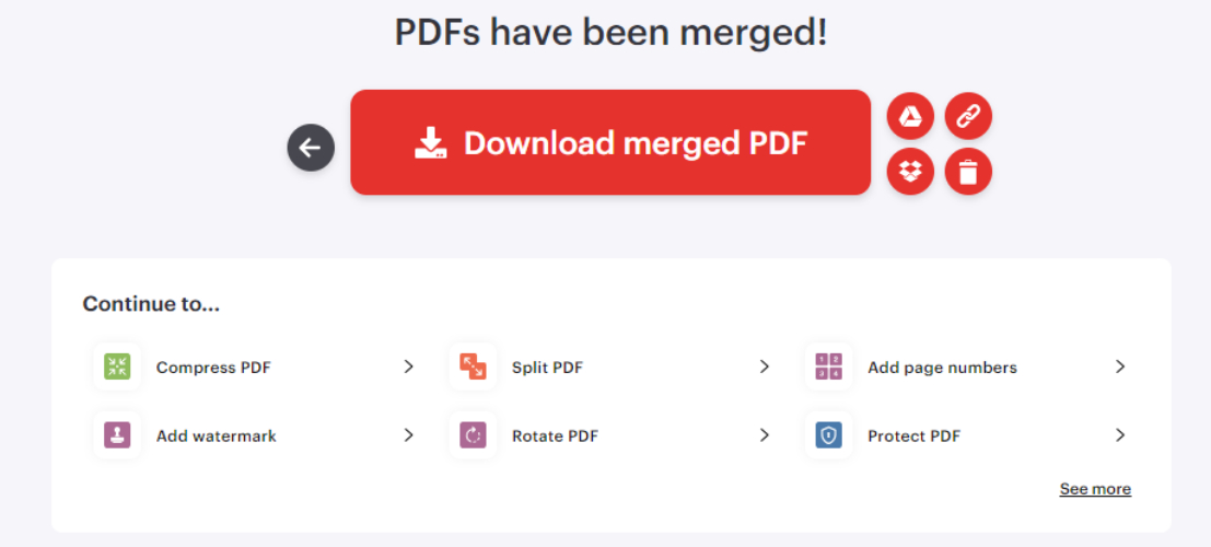下載合併後的PDF