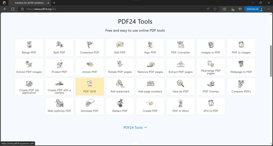 PDF文字辨識線上工具