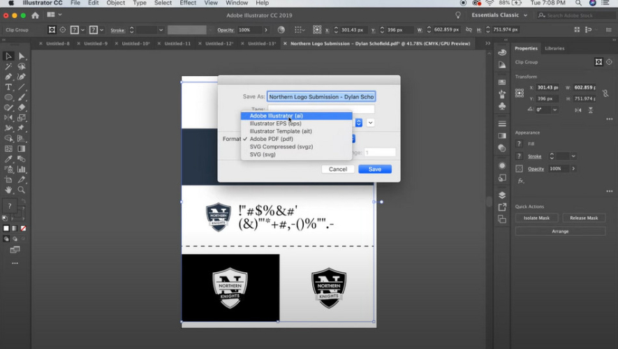 use Adobe Illustrator covert pdf to ai