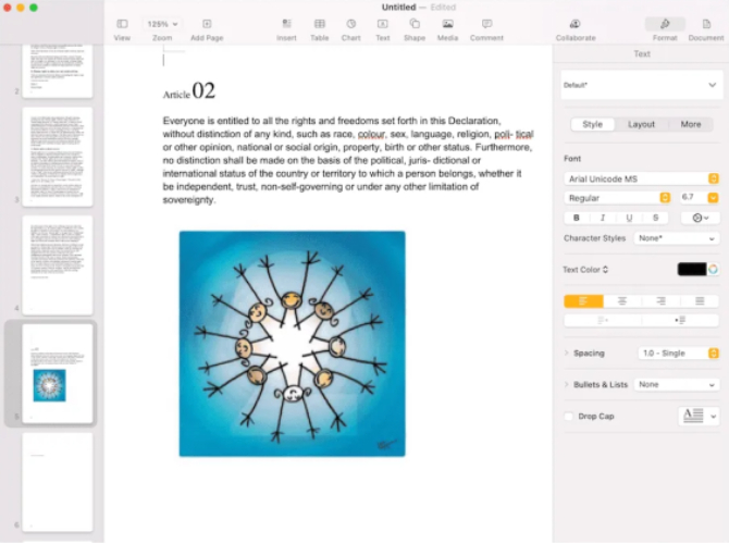 透過Preview應用開啟目標PDF