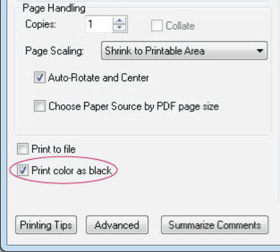 Adobe PDF轉黑白教學