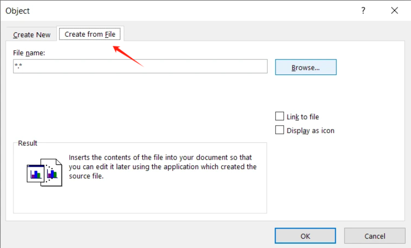 從檔案建立PDF匯入Word文檔