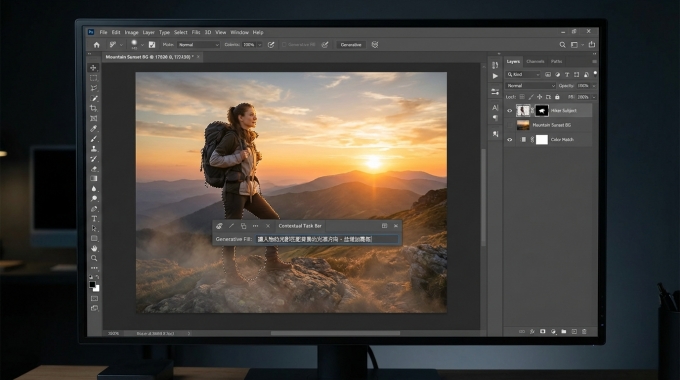 PhotoShop Generative Fill合成範例
