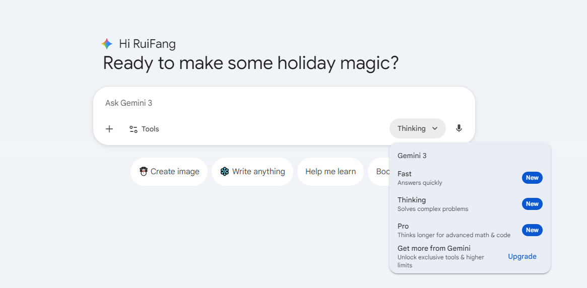 gemini 深度思考模式 pro 差異