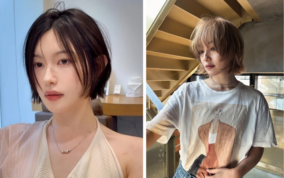 層次感耳下短髮