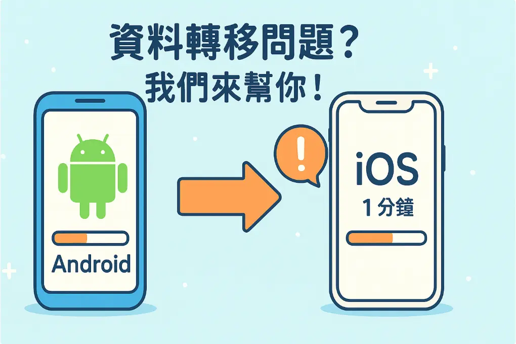 Android轉iOS26停留在1分鐘問題示意圖