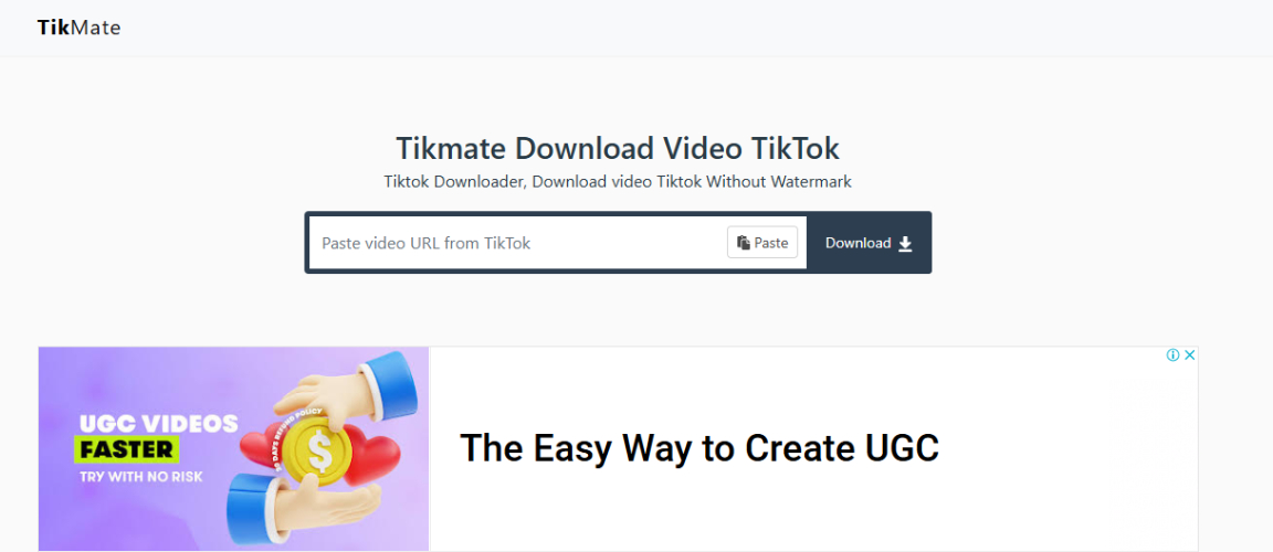TikMate TikTok 影片下載