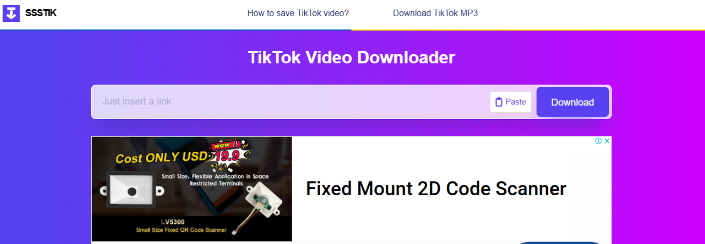 SSSTikTok 影片下載