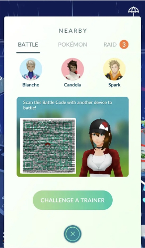 pokemon go nearby battle
