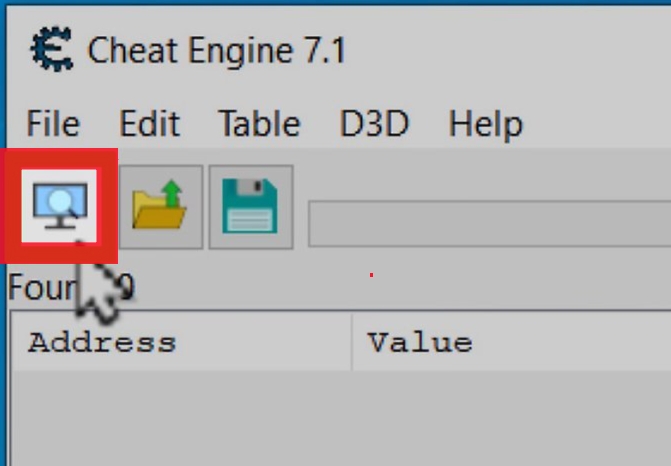 Cheat Engine 選擇遊戲進程
