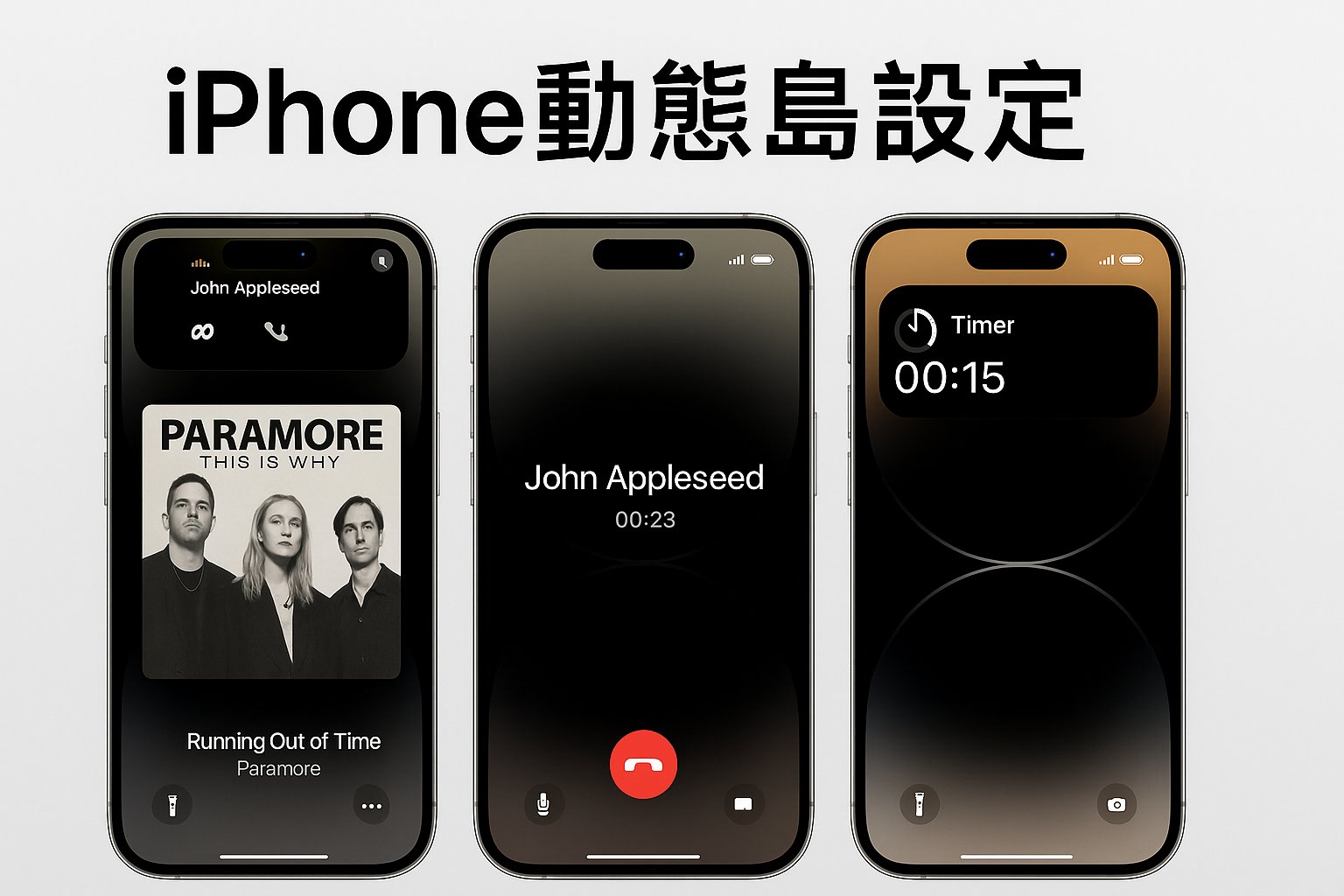 iphone動態島設定