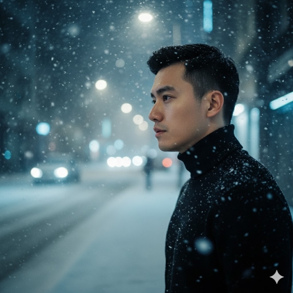 Gemini AI 雪景網美寫真風範例