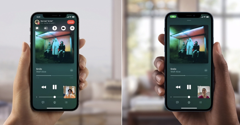 share screen on facetime call in ios 15