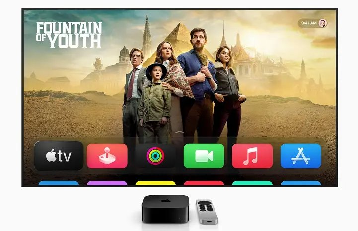 Apple TV軟體更新介面,展示tvOS 26更新的下載和安裝選項