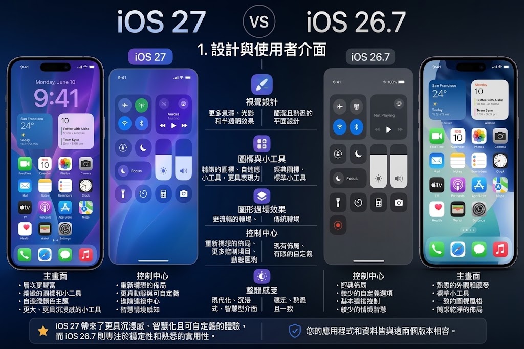 iOS 27 提升易讀性與個人化功能