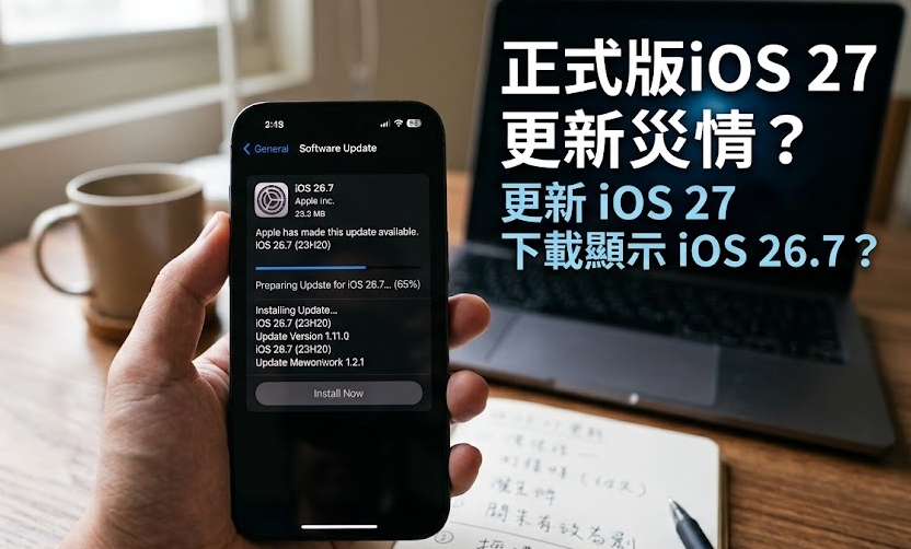 正式版 iOS27 更新災情