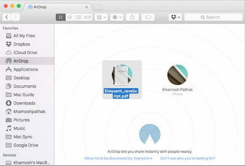 airdrop PDF 從 mac 傳到 iphone