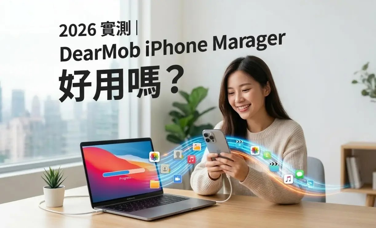 DearMob iPhone Manager 評測懶人包 2026