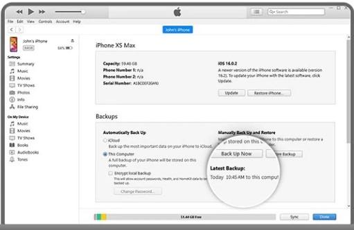 itunes備份資料到電腦
