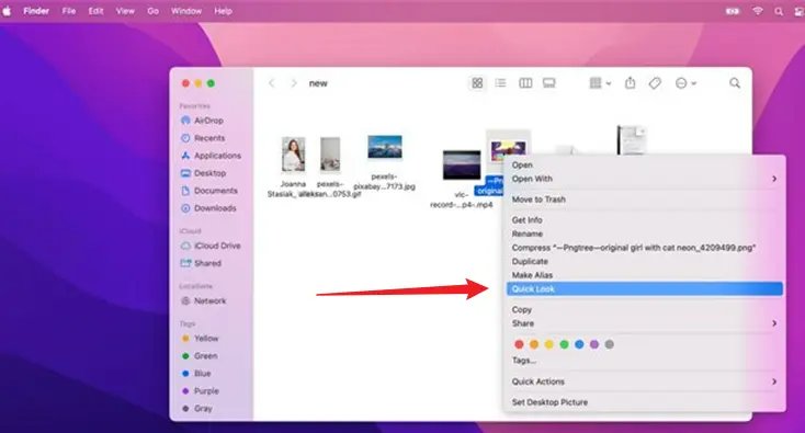 Mac使用Quick Look快速預覽HEIC檔案