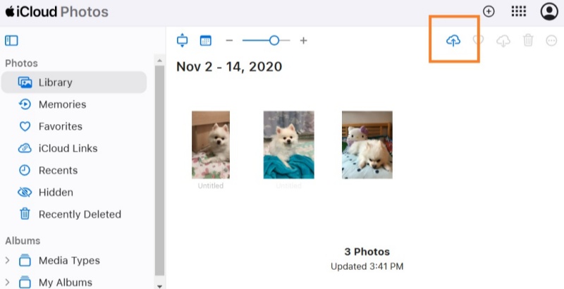 上傳照片至icloud